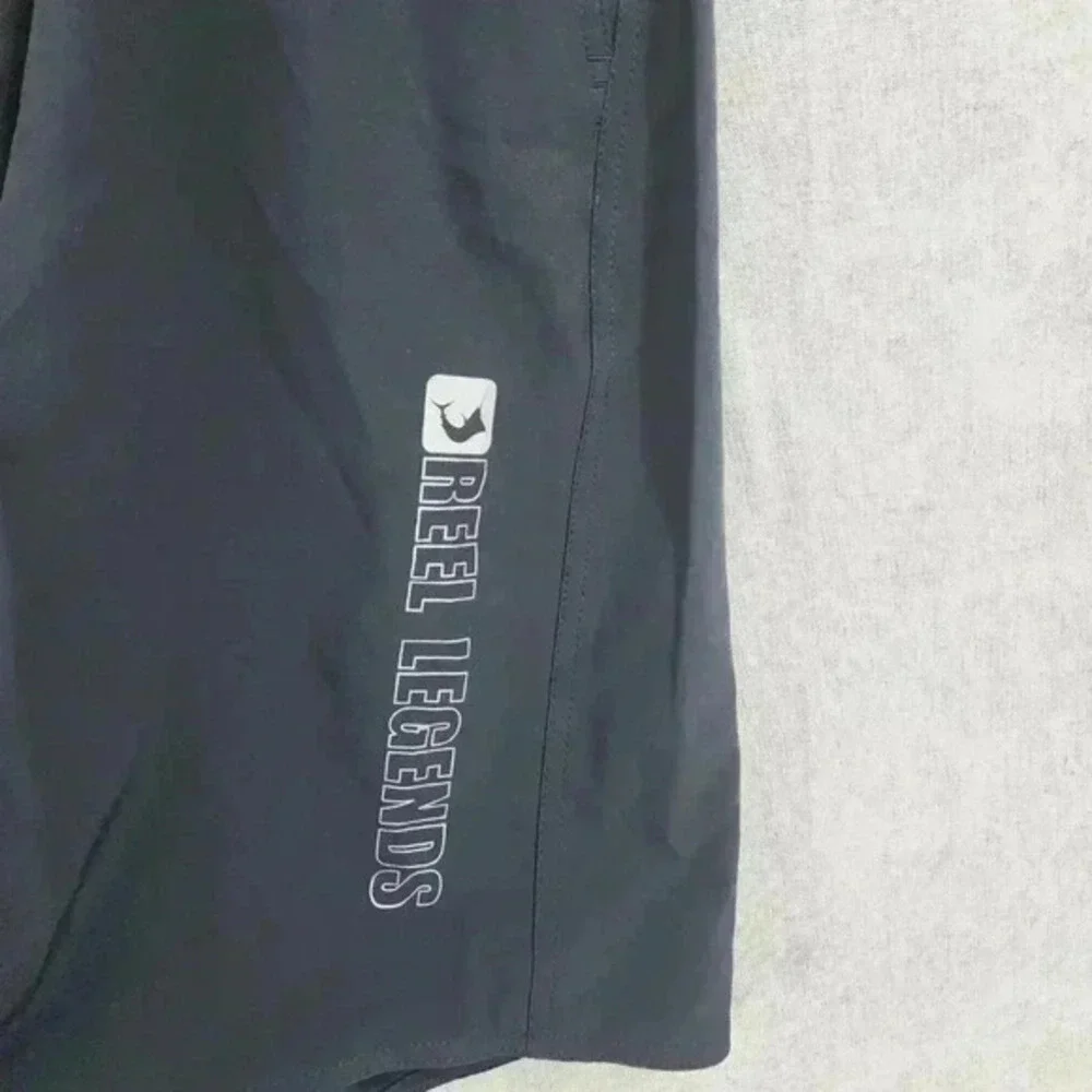 NEW Reel Legends Board Shorts‎ Men's 40x10 Black 3551C